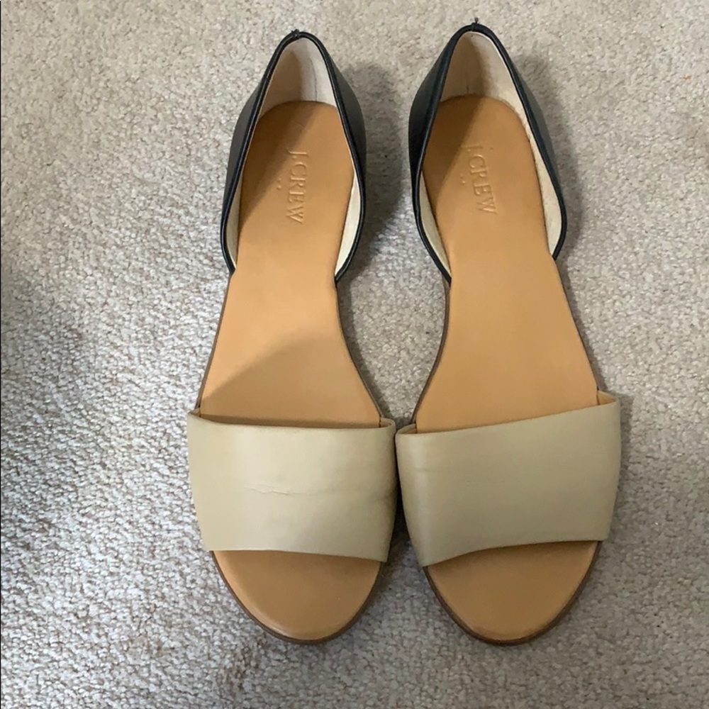 J Crew Factory 2-Tone Flats